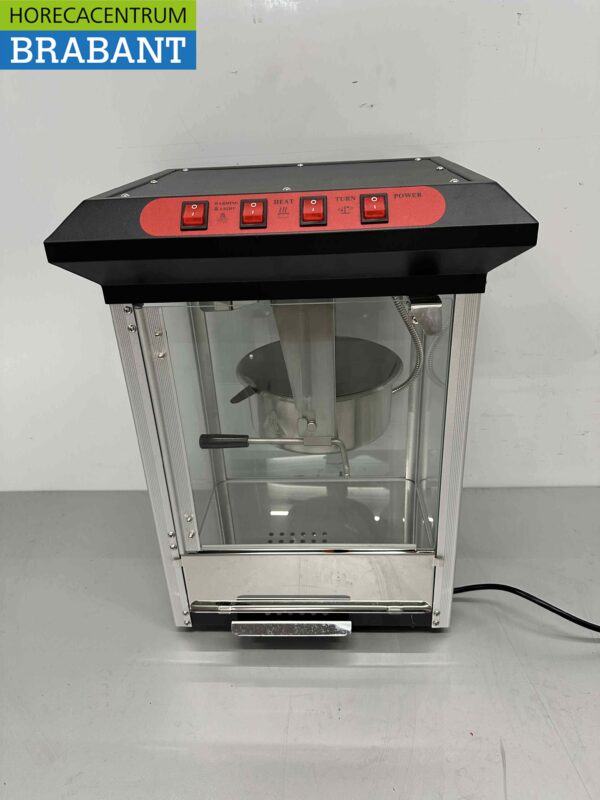 Popcornmaschine Popcornmaschine Kompakt schwarz 230V Braderie Markt Horeca – Bild 5