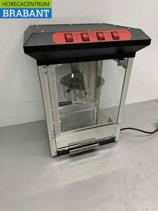 Popcornmaschine Popcornmaschine Kompakt schwarz 230V Braderie Markt Horeca – Bild 7