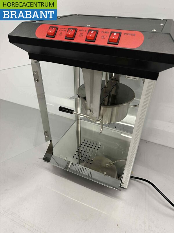 Popcornmaschine Popcornmaschine Kompakt schwarz 230V Braderie Markt Horeca – Bild 9