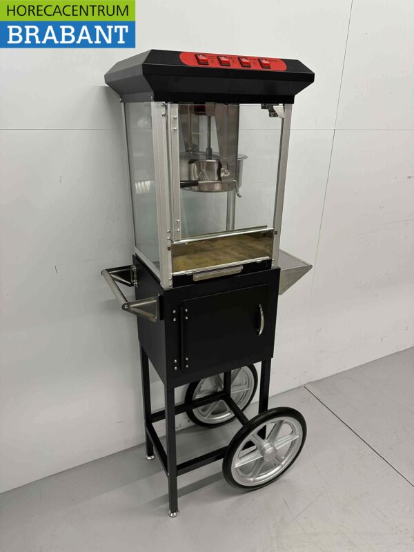 Popcornmaschine Popcornmaschine mit Ständer schwarz 230V Braderie Markt Horeca – Bild 6