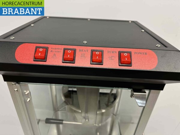 Popcornmaschine Popcornmaschine mit Ständer schwarz 230V Braderie Markt Horeca – Bild 7