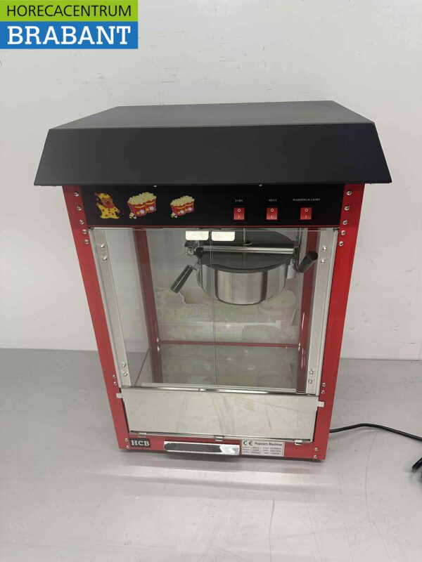 Luxus Popcornmaschine Popcornmaschine Schwarz 230V Braderie Markt Horeca – Bild 4