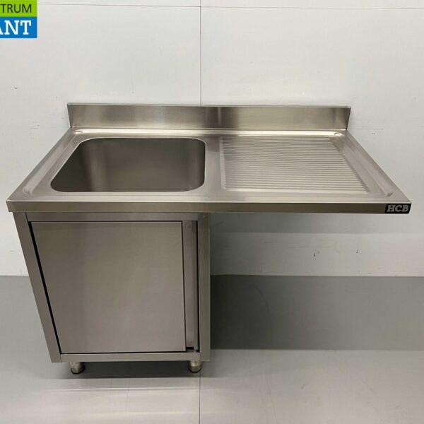 Edelstahlspüle Spüle Falttür Premium-line 120 cm Horeca