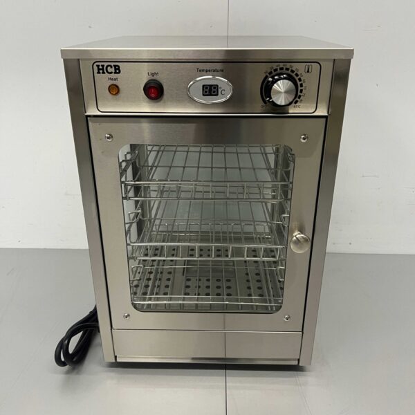 Edelstahl-Wärmevitrine Wärmevitrine 35,5 cm 230V Horeca