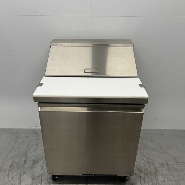 Edelstahl Polar UA009 Gekühlte Werkbank Saladette 1 Tür 73,5 cm 230V Horeca