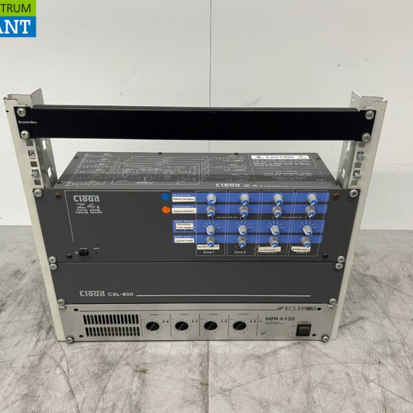Ecler Cloud Music System Verstärker Rack-Soundsystem 230V Catering