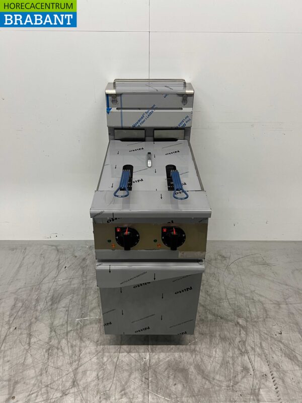Edelstahl Friteuse Premium-line 2 x 12,5 Liter 400V Horeca