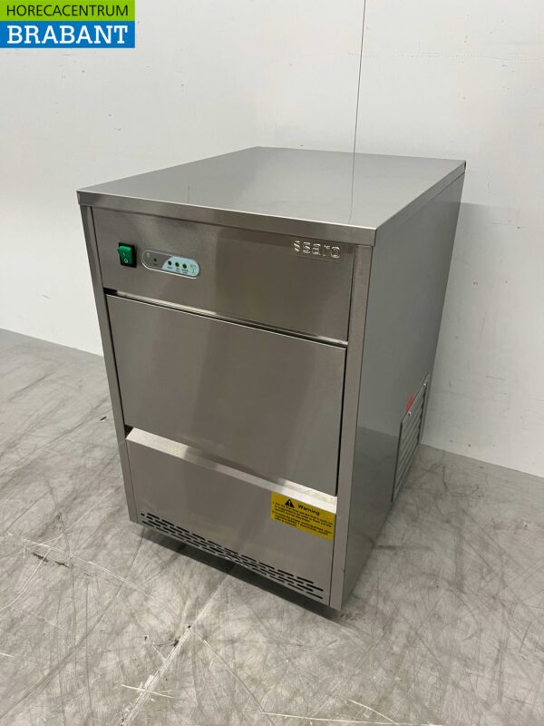 Saro 325-1005 Eiswürfelmaschine aus Edelstahl Eiswürfelbereiter 26 kg pro Tag 230V Horeca – Bild 3