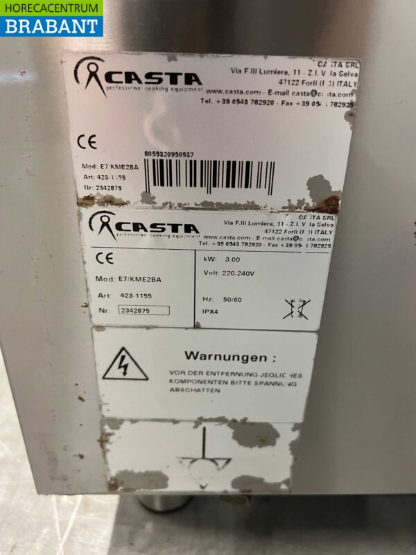 Saro Bain marie aus Edelstahl 2/1 GN 230V Horeca – Bild 5