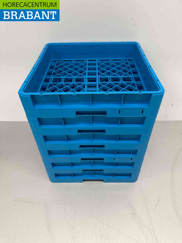 Universal-Wäschekorb aus Kunststoff Wäschekiste 50 x 50 x 10 cm Catering – Bild 3