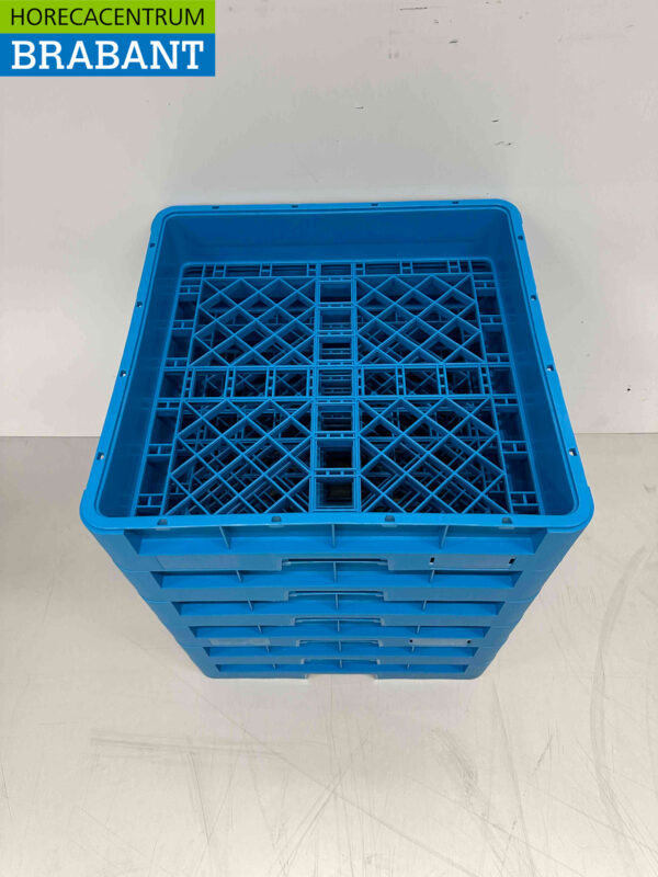 Universal-Wäschekorb aus Kunststoff Wäschekiste 50 x 50 x 10 cm Catering – Bild 4