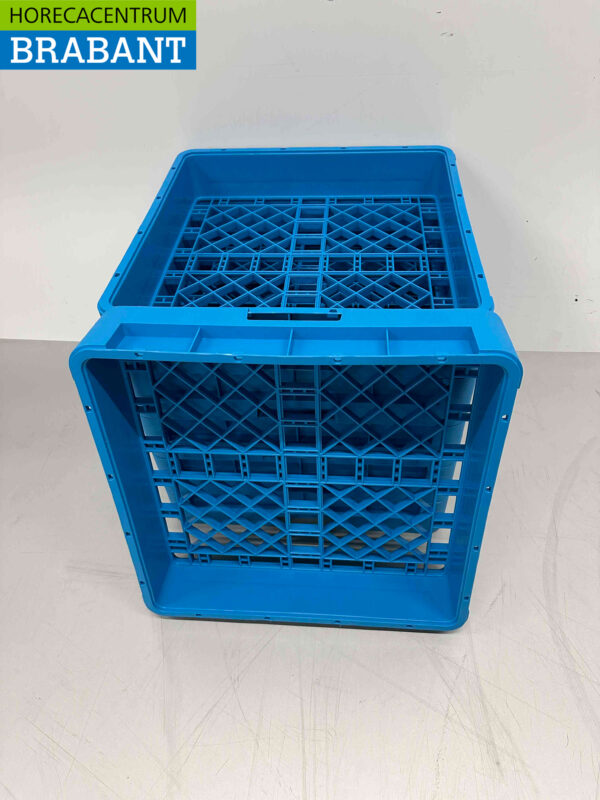 Universal-Wäschekorb aus Kunststoff Wäschekiste 50 x 50 x 10 cm Catering – Bild 5