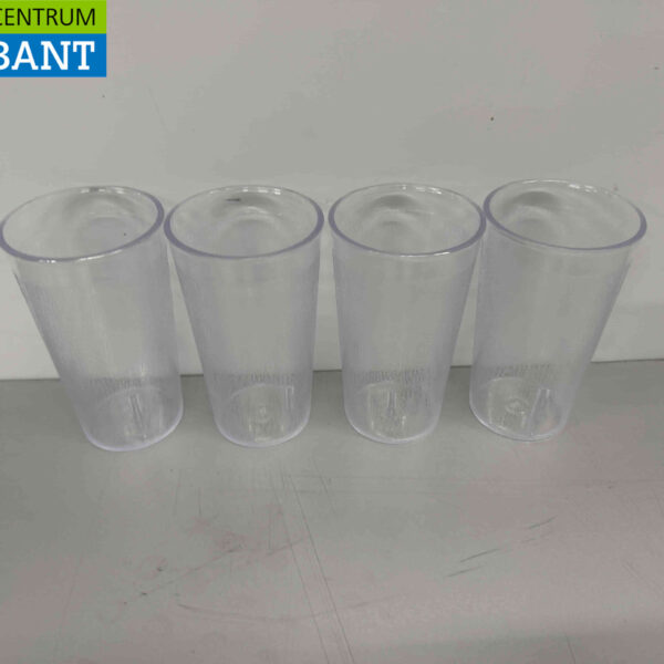 BBP Polycarbonat unzerbrechlich Glas Tassen Tasse 371 ml 72 Stück Horeca