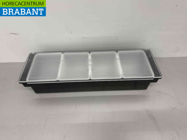 HCB Zutatenhalter Zutatenbehälter Garniereinheit mit 4 Behältern 49,5 cm Horeca – Bild 5