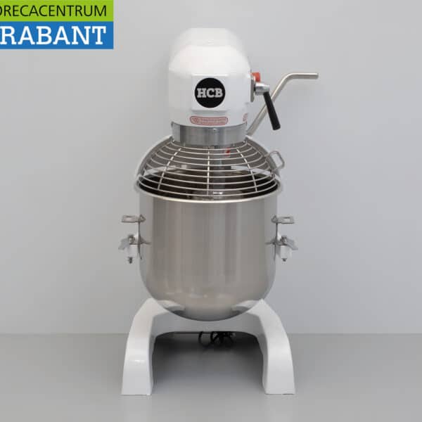 HCB Edelstahl-Planetenmischer, Mischer mit Edelstahlbehälter, 30 Liter, 230 V, Bäckerei, Gastronomie