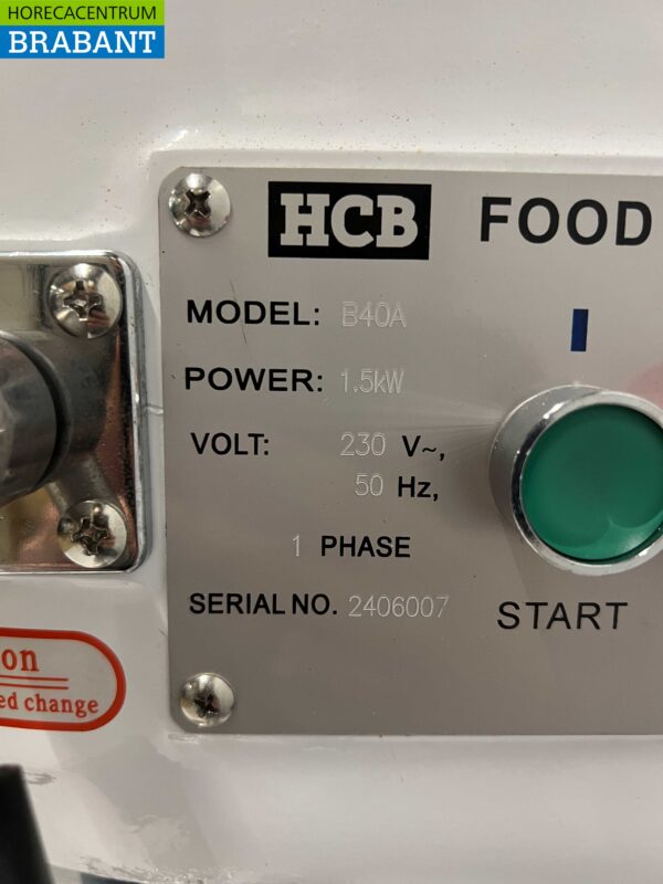 Edelstahl HCB Planet Mixer Mixer Edelstahlwanne 40 Liter 230V Bäckerei Catering – Bild 9