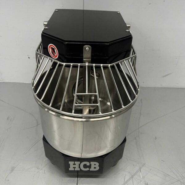 Edelstahl HCB Spiralkneter Teigkneter 8 Liter Schwarz 230V Horeca