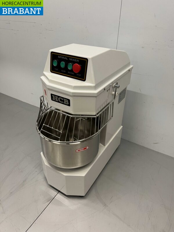 Edelstahl HCB Spiralkneter Teigkneter 20 Liter 230V Horeca – Bild 2
