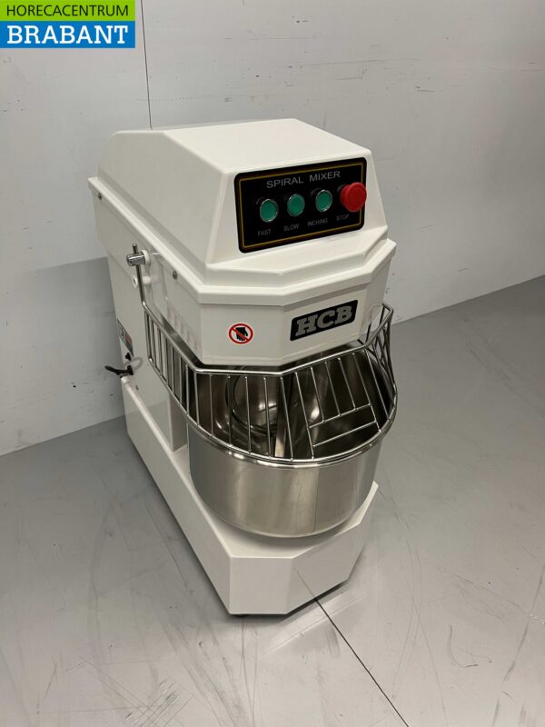 Edelstahl HCB Spiralkneter Teigkneter 20 Liter 230V Horeca – Bild 3