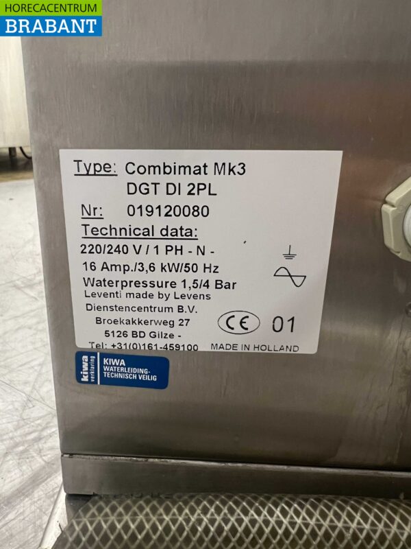 Edelstahl Leventi Combimat DGT Combisteamer Dampfgarer Dampffunktion 60/40 cm 230V Horeca – Bild 7