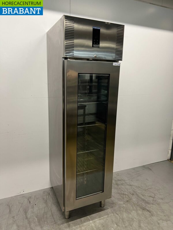 Edelstahl Polaris Glastürkühlschrank 562 Liter 230V Horeca – Bild 3