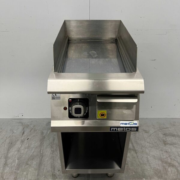 Edelstahl Olis Chrom-Spiegel Griddle Griddle 40 cm 400V Horeca