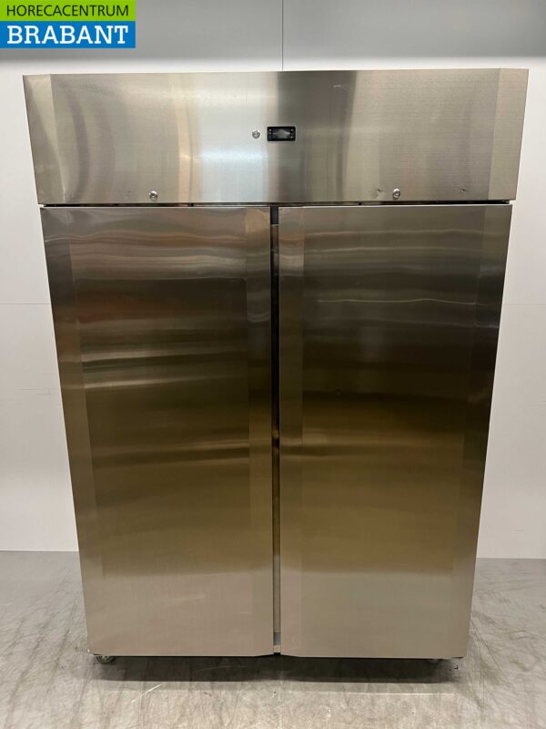 CoolHead 2-türiger Kühlschrank aus Edelstahl 1255 Liter 230V Horeca