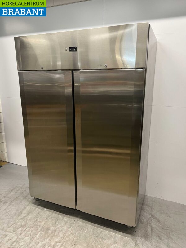 CoolHead 2-türiger Kühlschrank aus Edelstahl 1255 Liter 230V Horeca – Bild 2
