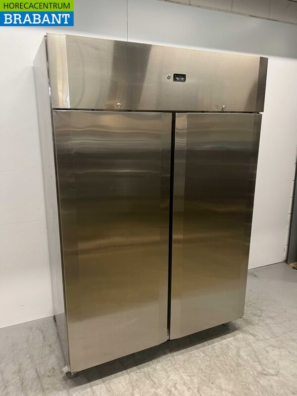 CoolHead 2-türiger Kühlschrank aus Edelstahl 1255 Liter 230V Horeca – Bild 3