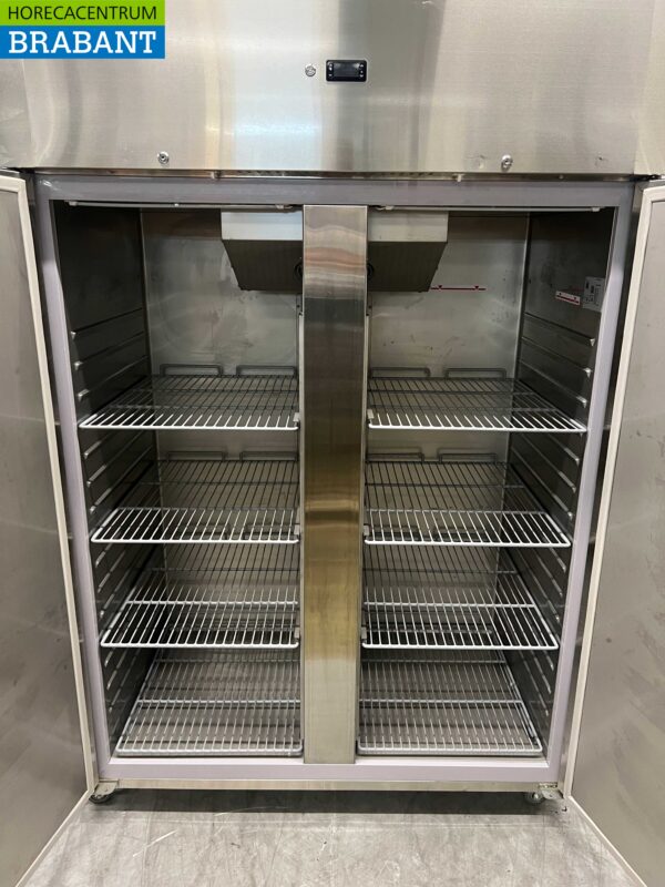 CoolHead 2-türiger Kühlschrank aus Edelstahl 1255 Liter 230V Horeca – Bild 4
