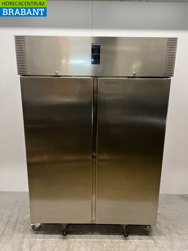 Edelstahl Polaris AD 140 BT Doppeltüriger 2-türiger Gefrierschrank Kühlschrank 1400 Liter 230V Horeca