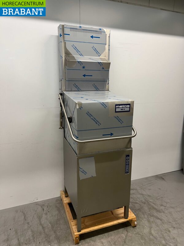 Edelstahl Rhima Durchschubspülmaschine WD-6 PLUS GREEN Dampfkondensator 400V Horeca – Bild 2