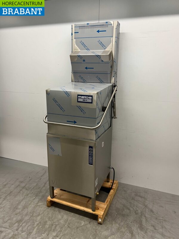 Edelstahl Rhima Durchschubspülmaschine WD-6 PLUS GREEN Dampfkondensator 400V Horeca – Bild 3