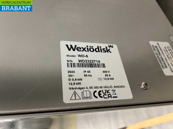 Edelstahl Rhima Durchschubspülmaschine WD-6 PLUS GREEN Dampfkondensator 400V Horeca – Bild 8