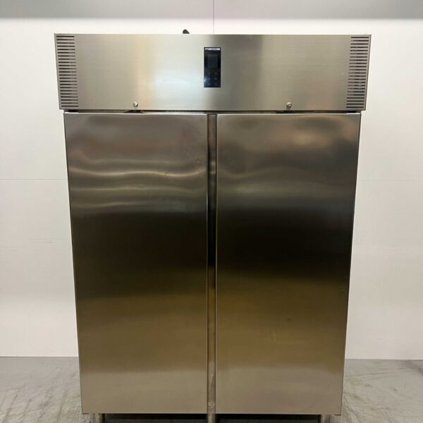 Edelstahl Polaris AD 140 BT Doppeltüriger 2-türiger Gefrierschrank Gefrierschrank 1400 Liter 230V Horeca