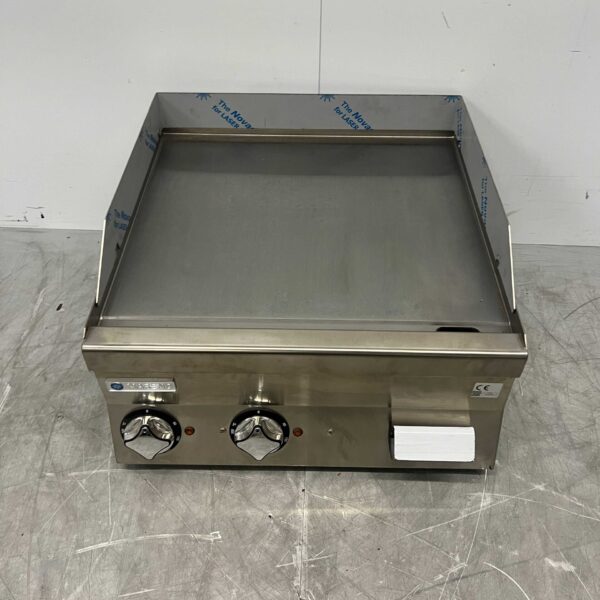 Edelstahl Mareno Grillplatte Backblech 60 cm 400V Horeca