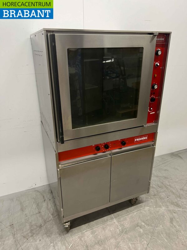 Mobiler Franke Bake-off-Backofen aus Edelstahl mit Gärschrank 60/40 cm 400V Horeca – Bild 3