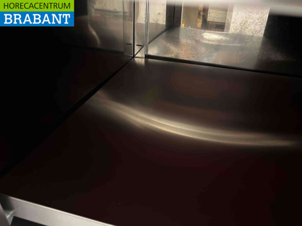 Edelstahl HCB Polyethylen PE Arbeitsschrank Schrank Schneidetisch 2 Schiebetüren 3 Schubladen 160 cm Gastronomie Metzgerei – Bild 6