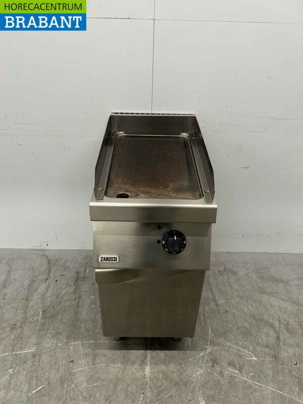 Edelstahl Zanussi Grillplatte Glatte Griddle 40 cm 400V Horeca