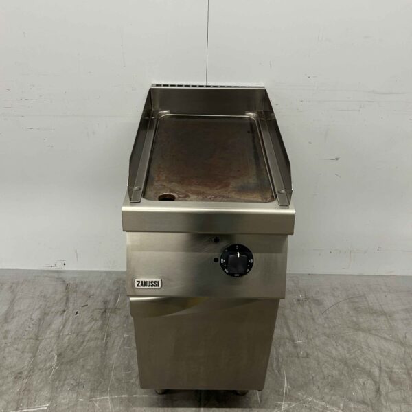Edelstahl Zanussi Grillplatte Glatte Griddle 40 cm 400V Horeca