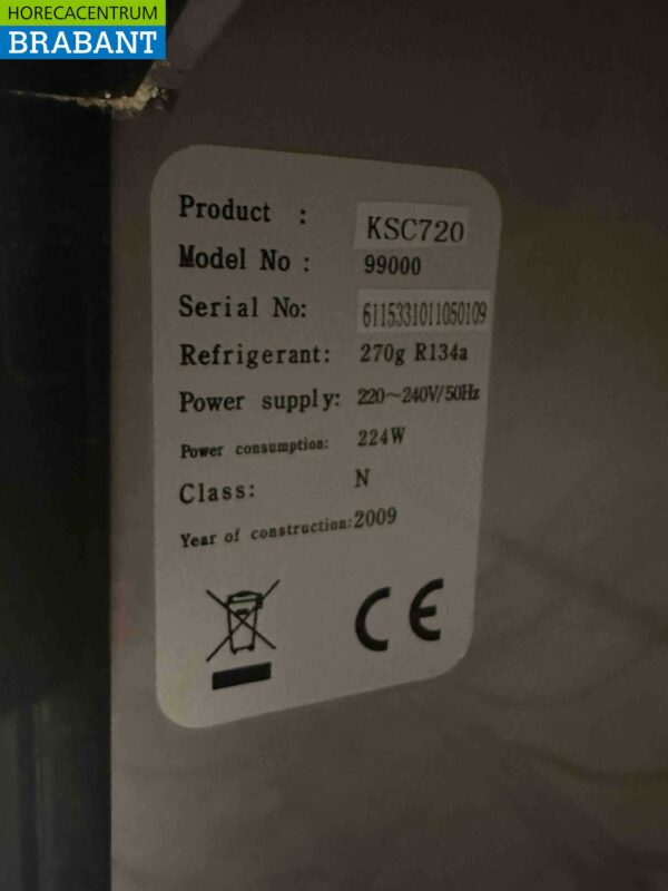 Serrco KSC-720E Fasskühler 74,5 cm 230V Horeca – Bild 5