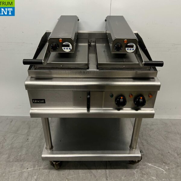 Edelstahl Lincat Clam Grill Hamburger Grillplatte 80 cm 17,2kW 400V Horeca