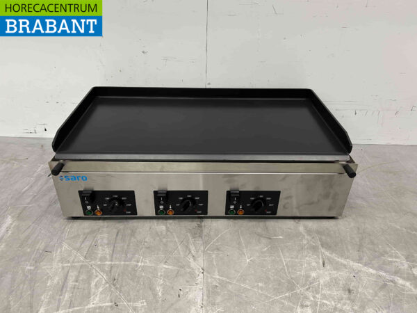 Saro Grillplatte aus Edelstahl 80 cm 400V Horeca