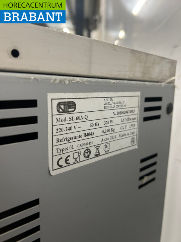 Edelstahl NTF SL60a Eiswürfelmaschine Eiswürfelmaschine 29 kg pro Tag 230V Horeca – Bild 5