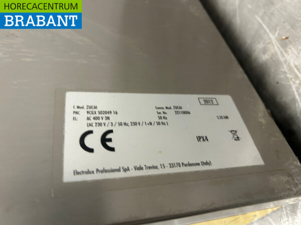 Zanussi Zucai Geschirrspüler aus Edelstahl Frontlader 400V Horeca – Bild 6