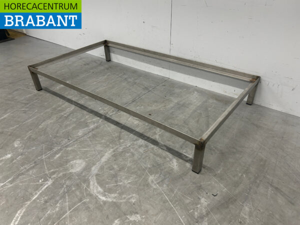 Sockel aus Edelstahl 121 x 66 x 17 cm Catering – Bild 2