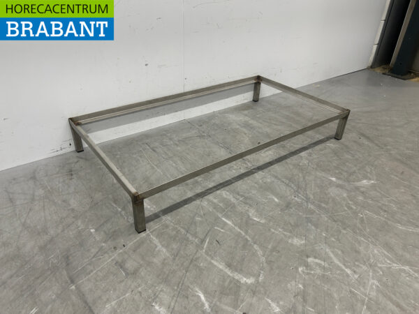 Sockel aus Edelstahl 121 x 66 x 17 cm Catering – Bild 3