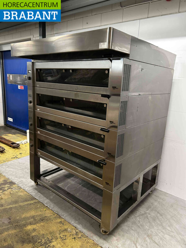 Edelstahl Wiesheu EBO 128 Deckoven Ladenbackofen Etagenbackofen 4 Schichten 400V Horeca – Bild 2
