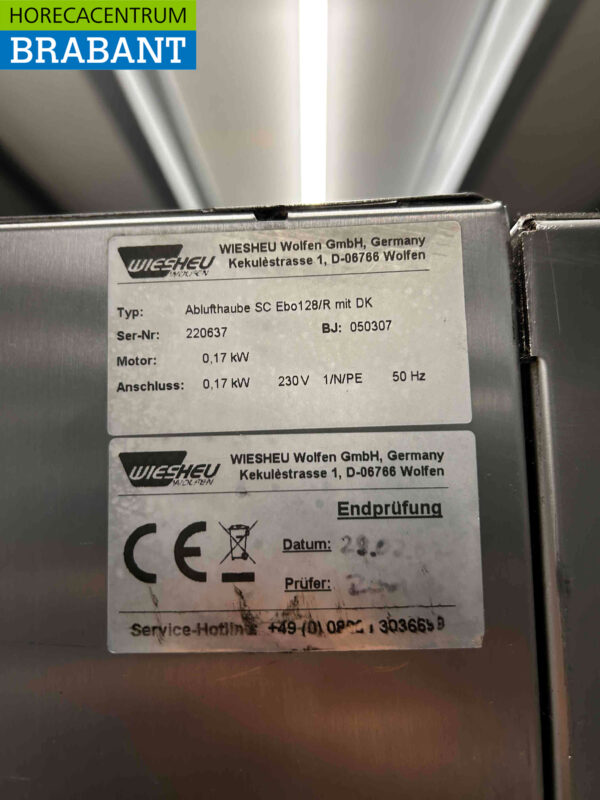 Edelstahl Wiesheu EBO 128 Deckoven Ladenbackofen Etagenbackofen 4 Schichten 400V Horeca – Bild 6