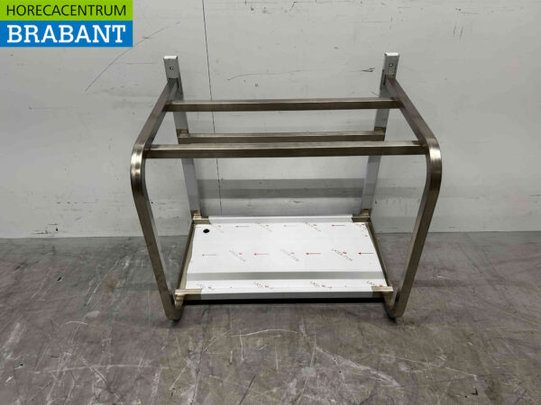 Edelstahl Wandregal Regal 68 x 50 x 70 cm Horeca
